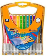 Bic kids kid couleur farve kuglepenne, 12 stk.