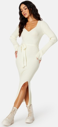 BUBBLEROOM Nadine knitted dress Cream XL