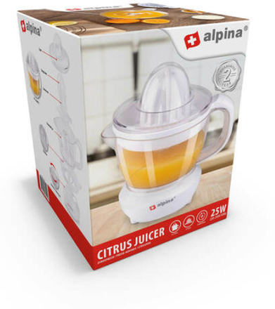 Alpina Citrus Juicer 25w Saftpresser - Hvid