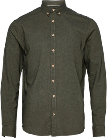 Dean Diego Cotton Shirt Skjorte Uformell Grønn Kronstadt*Betinget Tilbud