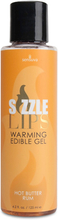Sensuva - Sizzle Lips Butter Rum Warming Edible Gel 125 ml