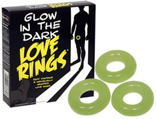 Glow In The Dark Love Rings