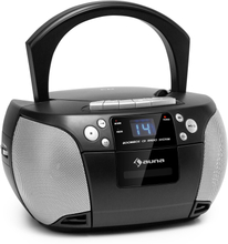 Harper CD Boombox CD-spelare bluetooth kassett VHF AUX USB