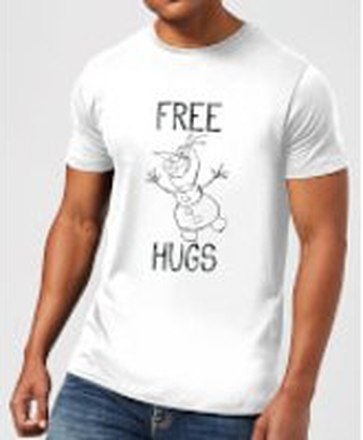 Disney Frozen Olaf Free Hugs Men's T-Shirt - White - 5XL
