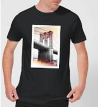 Brooklyn Bridge Men's T-Shirt - Black - S - Black