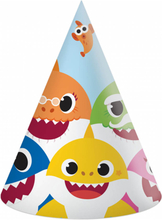 Partyhattar Baby Shark - 6-pack