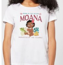 Moana Born In The Ocean Women's T-Shirt - White - S - White