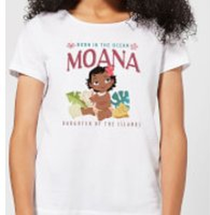 Moana Born In The Ocean Women's T-Shirt - White - XXL - White