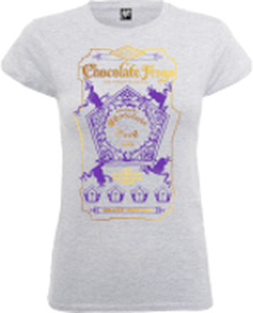 Harry Potter Honeydukes Purple Chocolate Frogs Women's Grey T-Shirt - M