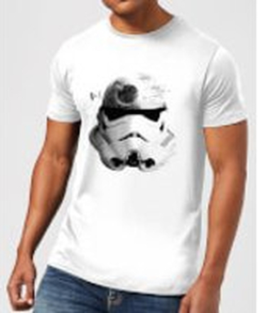 Star Wars Command Stormtrooper Death Star Men's T-Shirt - White - L - White