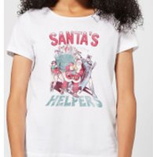 DC Santa's Helpers Women's Christmas T-Shirt - White - S - White