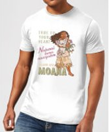 Disney Moana Natural Born Navigator Men's T-Shirt - White - XXL - White