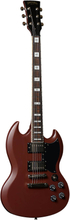 Santana Draco Standard MOR el-guitar maroon oak red