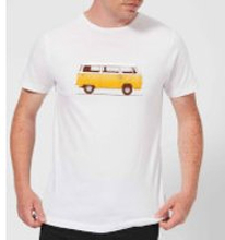 Florent Bodart Yellow Van Men's T-Shirt - White - 5XL - White