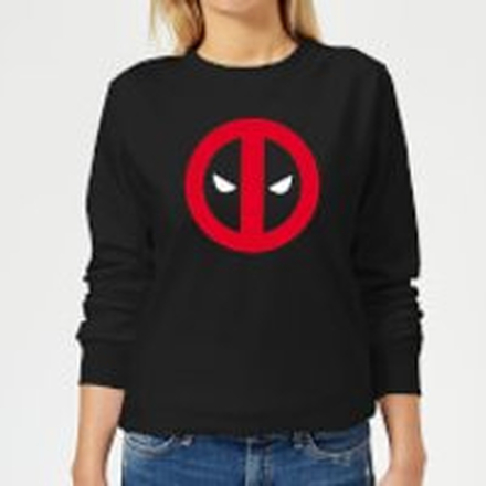 Marvel Deadpool Clean Logo Women's Sweatshirt - Black - XS - Black