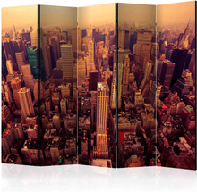 Skærmvæg Bird Eye View Of Manhattan, New York II