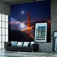 Fototapet Golden Gate Bridge om natten