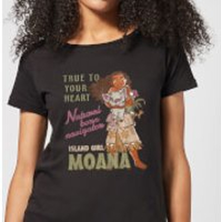 Moana Natural Born Navigator Women's T-Shirt - Black - XXL