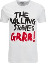 Rolling Stones Men's Logo GRRR! T-Shirt - White - S