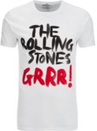 Rolling Stones Men's Logo GRRR! T-Shirt - White - M