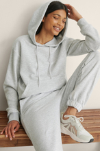 NA-KD Basic Oversize hoodie med borstad yta - Grey