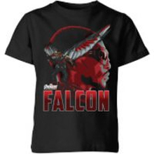 Avengers Falcon Kids' T-Shirt - Black - 3-4 Years