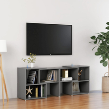vidaXL TV-bänk grå 104x30x52 cm konstruerat trä