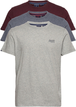 Vle Tee Triple Pack T-shirts Short-sleeved Blå Superdry*Betinget Tilbud