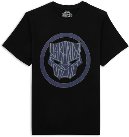Wakanda Forever Emblem Men's T-Shirt - Black - L - Black