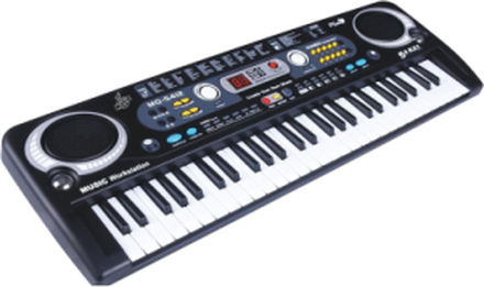 Mu Keyboard 54 Keys Toys Musical Instruments Black Music