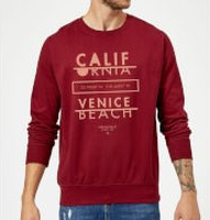 Venice Beach Sweatshirt - Burgundy - L
