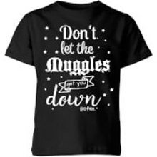 Harry Potter Don't Let The Muggles Get You Down Kids' T-Shirt - Black - 3-4 Years - Black