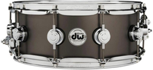Drum Workshop Snare Drum Satin Black over Brass 14x5.5'', DRVD5514SVCBK