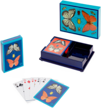Botanist Lacquer Card Set Home Decoration Puzzles & Games Games Multi/mønstret Jonathan Adler*Betinget Tilbud