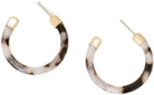 Pastell-multi Accessorize harpiksrørets øreringer