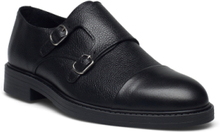 Slhblake Leather Monk Shoe B Shoes Business Monks Black Selected Homme