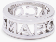 Silver Marc Jacobs Silver Logo Metal Ring Jewelry