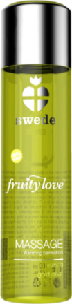 Swede Fruity Love Vanilla & Gold Pear 120 ml - Massage Olja Med Värmande Effekt