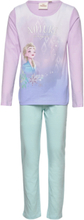 Long Pyjamas Pyjamas Sett Multi/mønstret Frost*Betinget Tilbud