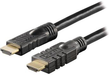 DELTACO HDMI Active Cable | HDMI - HDMI | Max 3840x2160 30Hz | Black | 20m