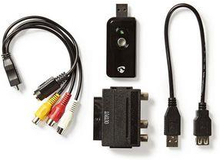 Nedis video Grabber | USB 2.0 | 480p | A / V-kabel / Programvara / Scart / USB-förlängningskabel