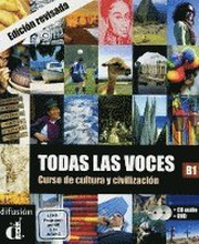 Todas las voces. Curso de cultura y civilización. Lehrbuch + Audio-CD + DVD