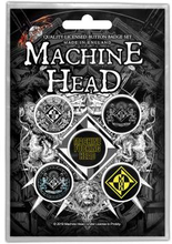 Machine Head: Button Badge Pack/Crest (Retail Pack)