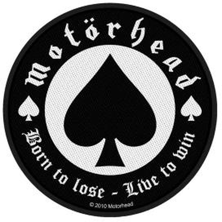 Motörhead: Standard Patch/Born to Lose (Loose)