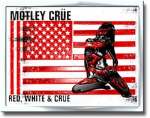 Mötley Crue: Pin Badge/Red White & Crue