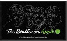 The Beatles: Standard Patch/The Beatles on Apple (White on Black)