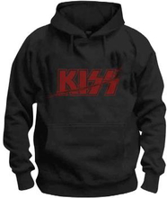 KISS: Unisex Pullover Hoodie/Slashed Logo (X-Large)