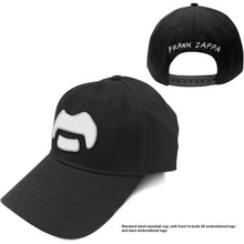Frank Zappa: Unisex Baseball Cap/White Moustache
