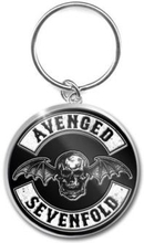 Avenged Sevenfold: Keychain/Death Bat Crest (Enamel In-fill)