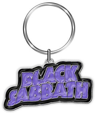 Black Sabbath: Keychain/Logo (Enamel In-fill)